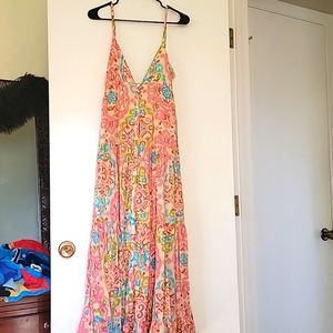 Anthropologie house of Harlow 1960 maxi dress